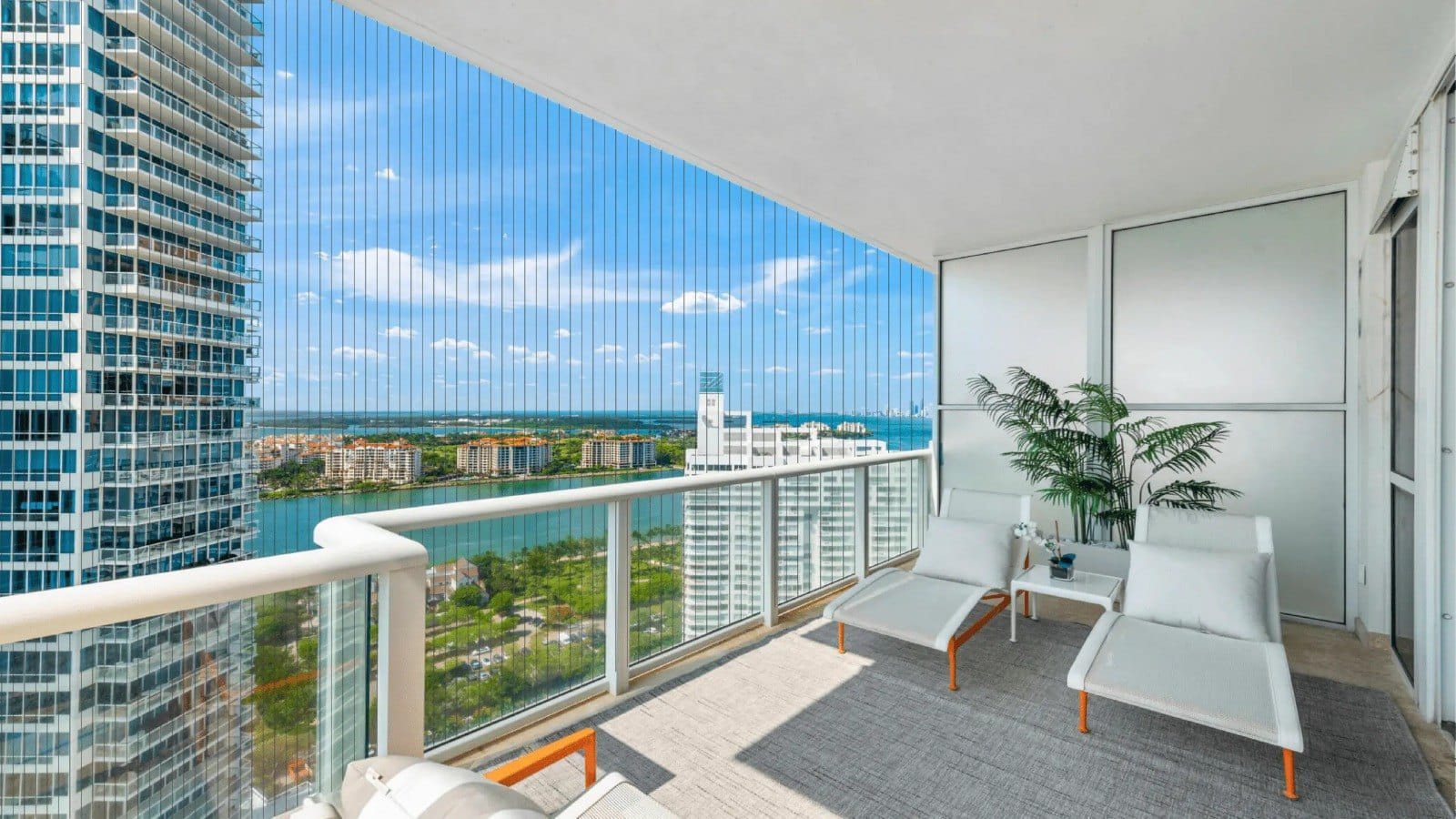 Invisible balcony grill family safety project
