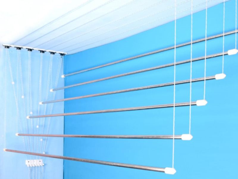 Cloth hanger installation for balcony