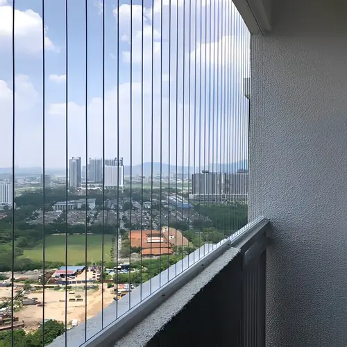 Invisible grill completed installation