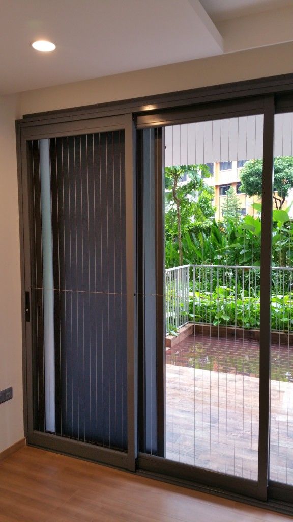 Invisible window grill family safety project